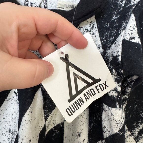 QUINN AND FOX diamond print long sleeve sweatshirt dress size 2/3 years - Picture 5 of 7